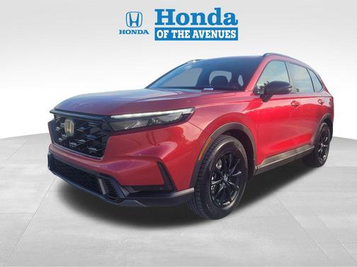 Radiant Red Metallic 2026 Honda CR-V Hybrid Sport-L FWD