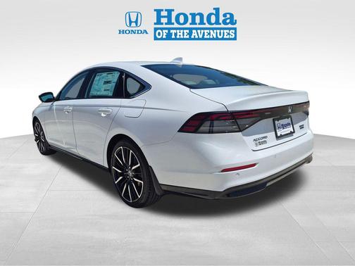 Platinum White Pearl 2026 Honda Accord Hybrid Touring