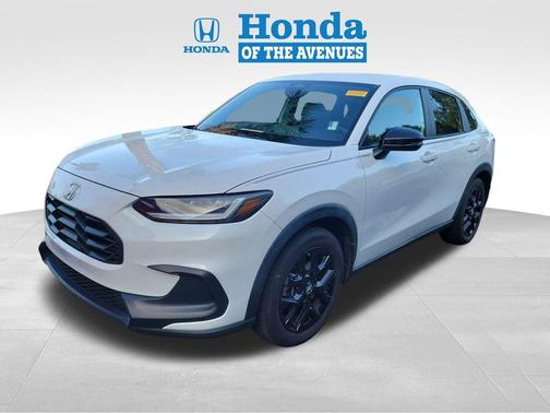 Platinum White 2023 Honda HR-V 2WD Sport