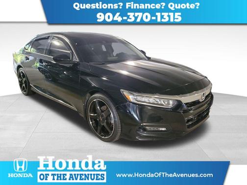 Black 2018 Honda Accord EX