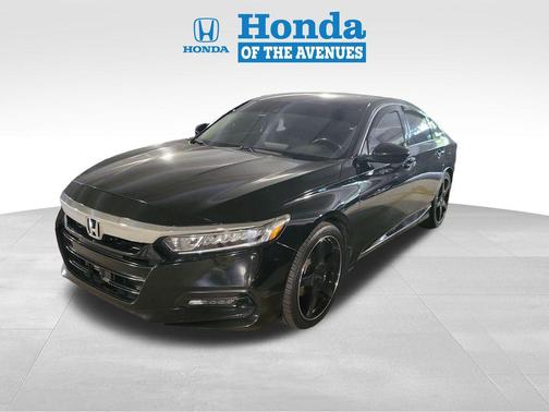 Black 2018 Honda Accord EX