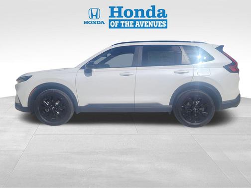 Platinum White Pearl 2026 Honda CR-V Hybrid Sport Touring AWD