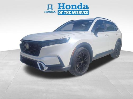 Platinum White Pearl 2026 Honda CR-V Hybrid Sport Touring AWD
