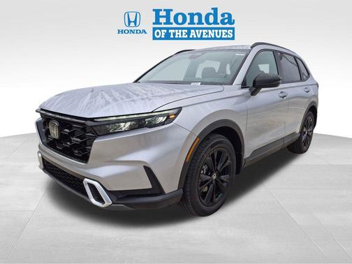 Solar Silver Metallic 2026 Honda CR-V Hybrid Sport Touring AWD