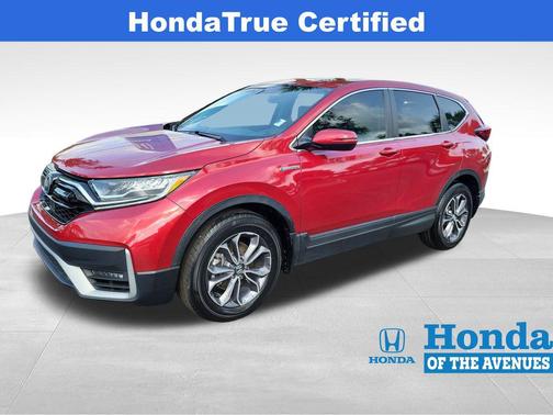 Radiant Red Metallic 2022 Honda CR-V Hybrid EX