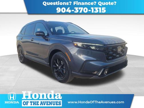 Meteorite Gray Metallic 2026 Honda CR-V Hybrid Sport-L FWD