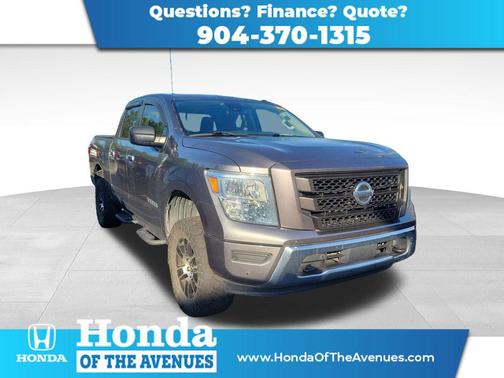 Gun Metallic 2021 Nissan Titan SV