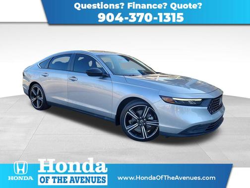 Lunar Silver Metallic 2023 Honda Accord Hybrid Sport