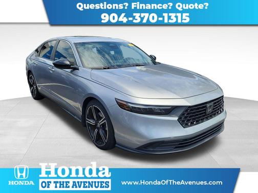 Lunar Silver Metallic 2023 Honda Accord Hybrid Sport