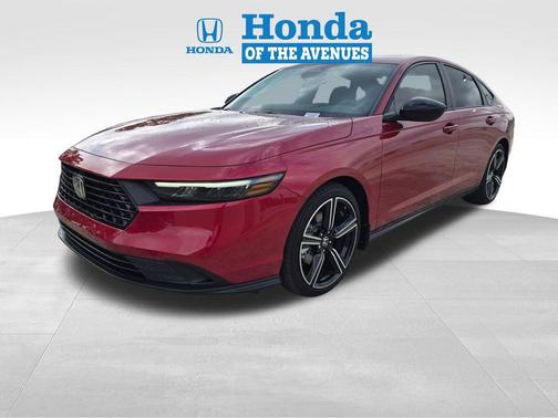 Radiant Red Metallic 2026 Honda Accord Hybrid Sport
