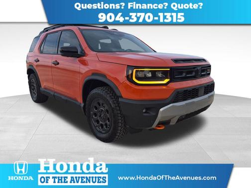 Sunset Orange 2026 Honda Passport AWD TrailSport Elite Blackout