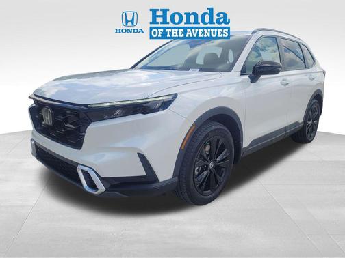 Platinum White Pearl 2026 Honda CR-V Hybrid Sport Touring AWD