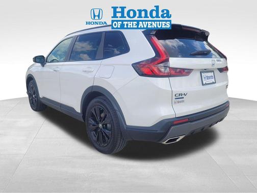 Platinum White Pearl 2026 Honda CR-V Hybrid Sport Touring AWD