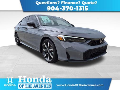 Urban Gray Pearl 2026 Honda Civic Hybrid Sport Touring
