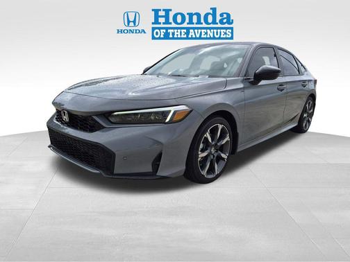 Urban Gray Pearl 2026 Honda Civic Hybrid Sport Touring