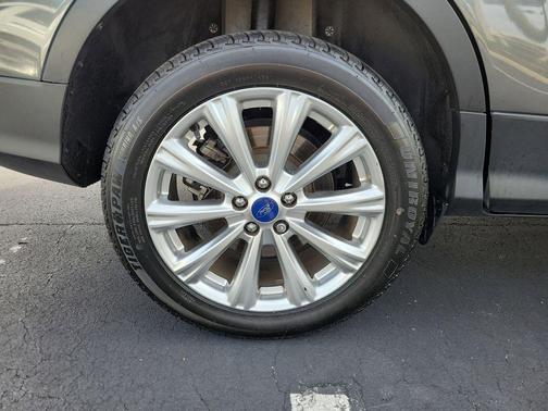 Gray Metallic 2017 Ford Escape Titanium