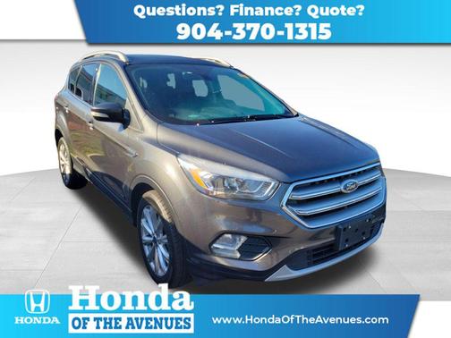 Gray Metallic 2017 Ford Escape Titanium
