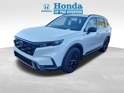 Platinum White 2026 Honda CR-V Hybrid Sport FWD