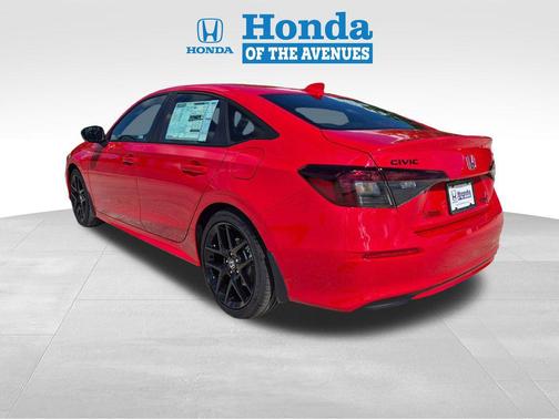 Rallye Red 2026 Honda Civic Hybrid Sport
