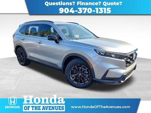 Lunar Silver Metallic 2023 Honda CR-V Hybrid Sport FWD