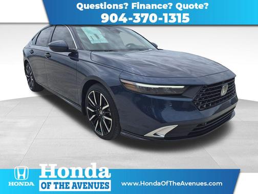 Canyon River Blue Metallic 2026 Honda Accord Hybrid Touring
