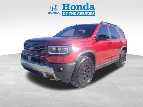 Radiant Red Metallic II 2026 Honda Passport AWD TrailSport Blackout