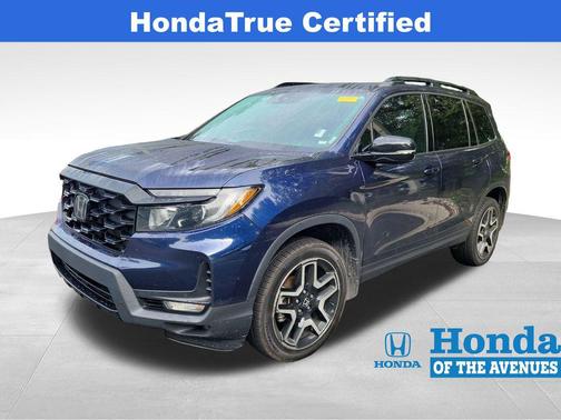 Obsidian Blue 2023 Honda Passport AWD Elite