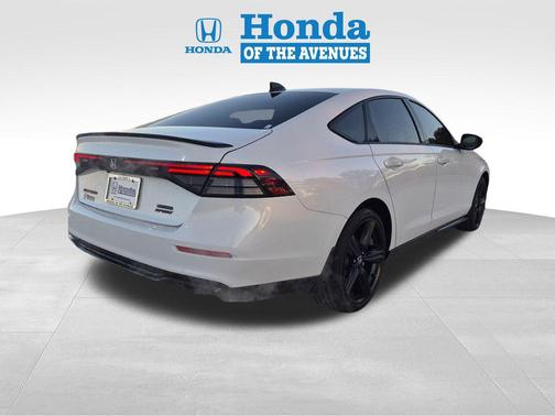 Platinum White Pearl 2026 Honda Accord Hybrid Sport-L