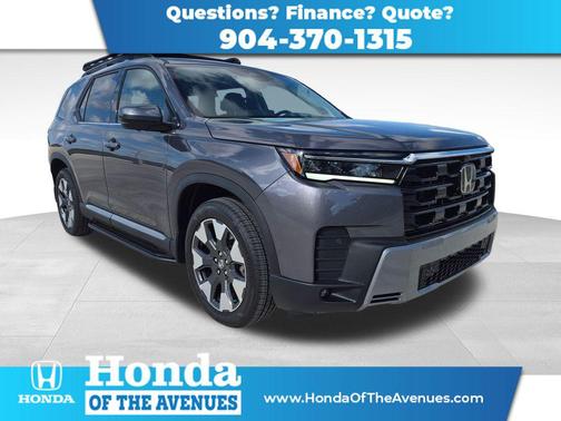 Modern Steel Metallic 2026 Honda Pilot Elite