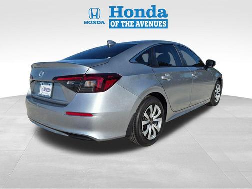 Solar Silver Metallic 2026 Honda Civic LX
