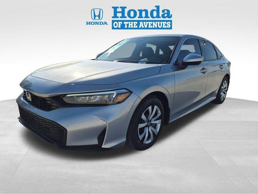 Solar Silver Metallic 2026 Honda Civic LX