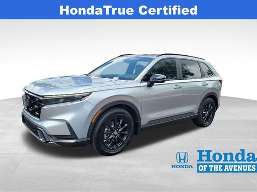 Solar Silver Metallic 2026 Honda CR-V Hybrid Sport-L FWD