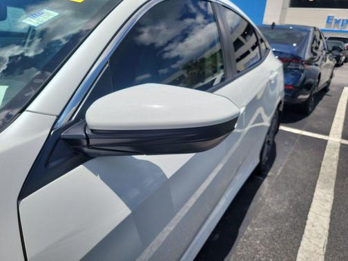 Platinum White 2020 Honda Civic EX