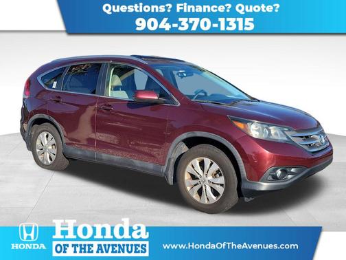Red 2013 Honda CR-V EX-L