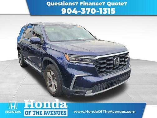 Obsidian Blue 2024 Honda Pilot EX-L 7 Passenger