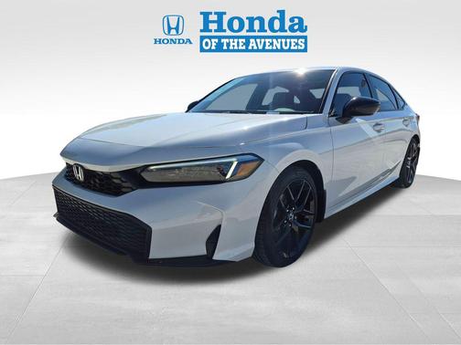 Platinum White Pearl 2026 Honda Civic Sport