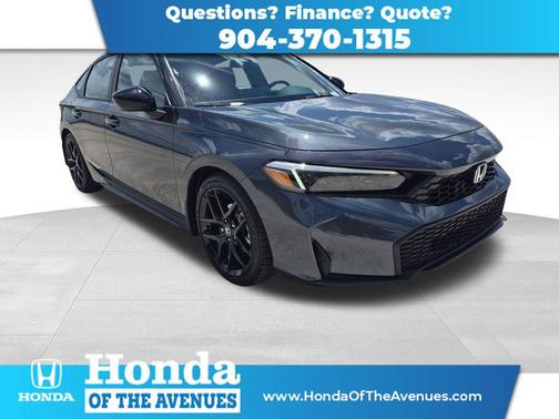 Meteorite Gray Metallic 2026 Honda Civic Sport