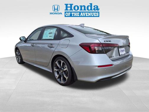 Solar Silver Metallic 2026 Honda Civic Hybrid Sport Touring