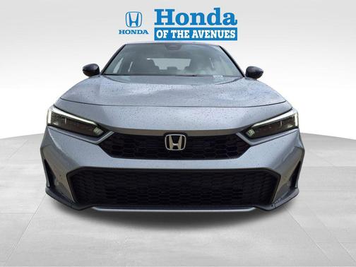 Solar Silver Metallic 2026 Honda Civic Hybrid Sport Touring