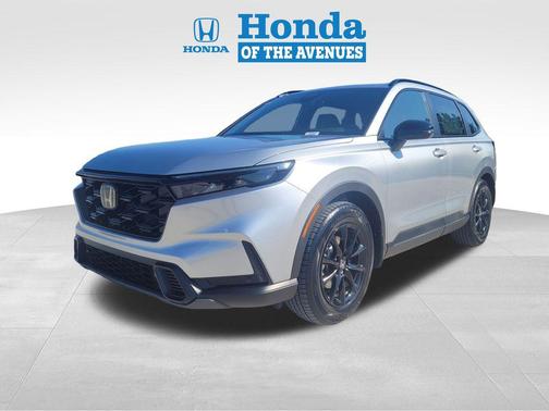 Solar Silver Metallic 2026 Honda CR-V Hybrid Sport-L FWD