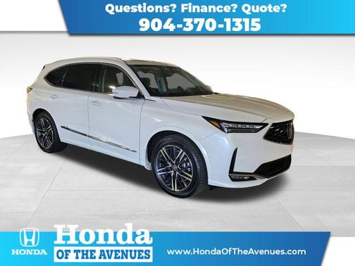 Platinum White Pearl 2026 Acura MDX Advance Package