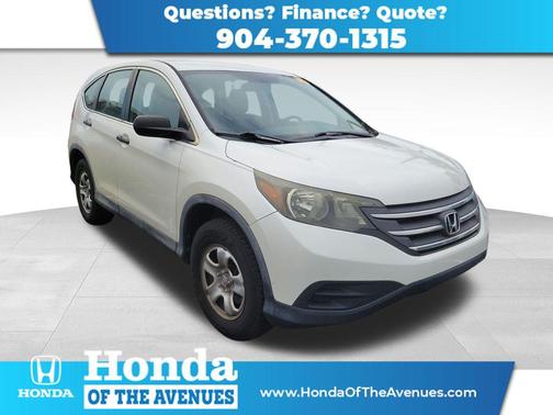 White Diamond Pearl 2014 Honda CR-V LX
