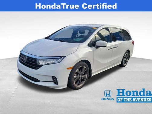Platinum White 2023 Honda Odyssey Elite