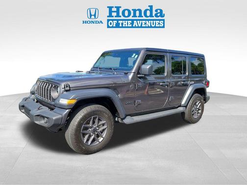 Granite Crystal Metallic Clearcoat 2024 Jeep Wrangler Sport S