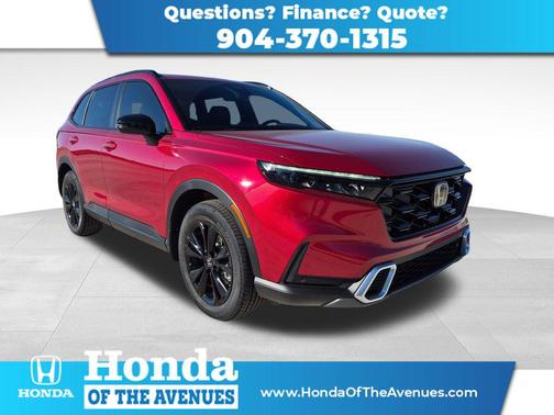 Radiant Red Metallic 2026 Honda CR-V Hybrid Sport Touring AWD