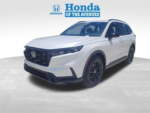 Platinum White Pearl 2026 Honda CR-V Hybrid Sport FWD