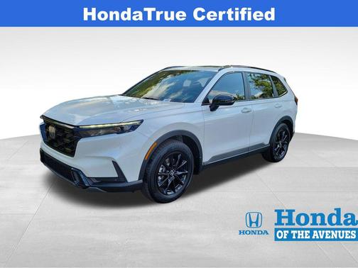 Platinum White Pearl 2026 Honda CR-V Hybrid Sport-L FWD