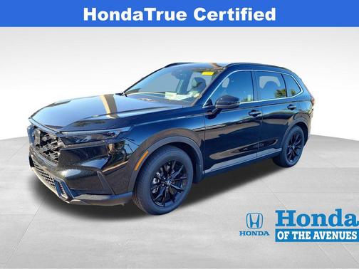 Crystal Black Pearl 2024 Honda CR-V Hybrid Sport FWD