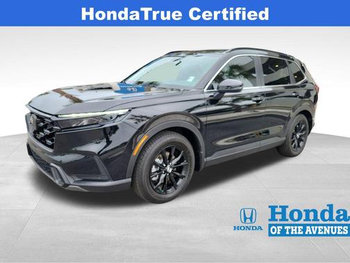 Crystal Black Pearl 2024 Honda CR-V Hybrid Sport FWD