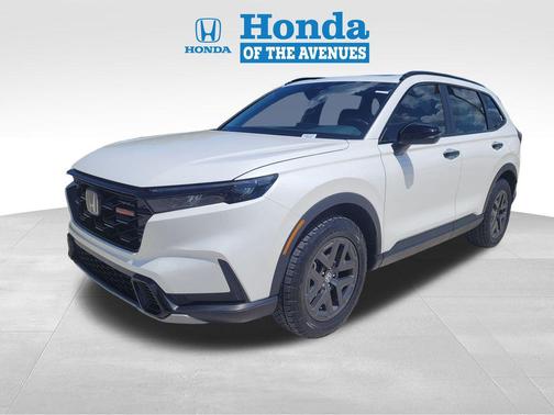 Platinum White Pearl 2026 Honda CR-V Hybrid TrailSport AWD